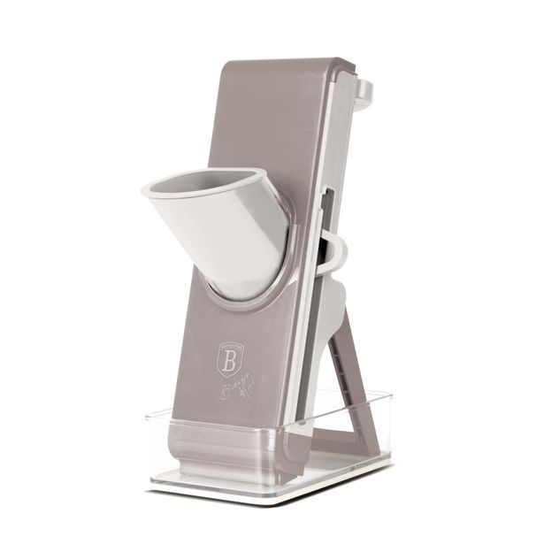 BERLINGERHAUS Struhadlo na zeleninu s nádobou 4v1 Taupe Collection BH-8798