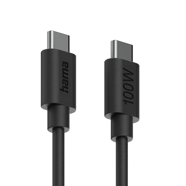Hama USB-C 2.0 kabel, 1,5 m, 100 W, Ecosential