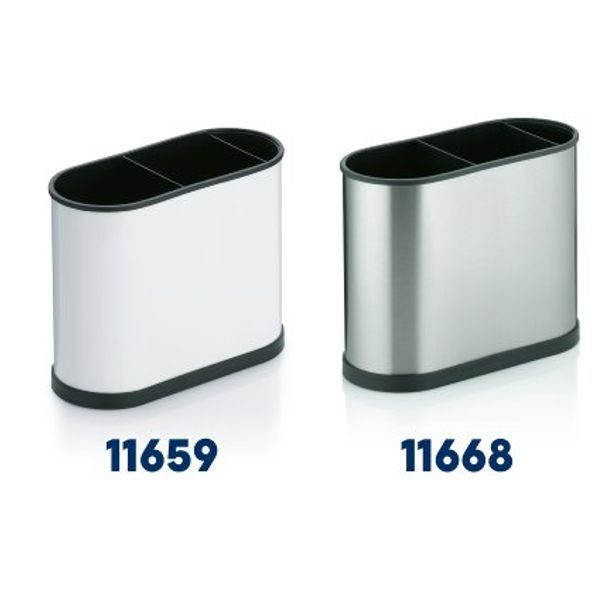 KELA Příborník BENITO bílý 22x10x18cm KL-11659