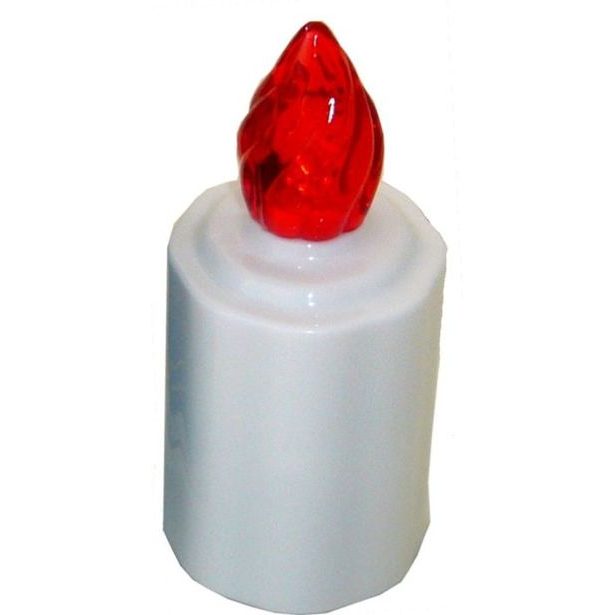 svíčka LED hřbit. červ./bílá ZE1, elektr., 88dní