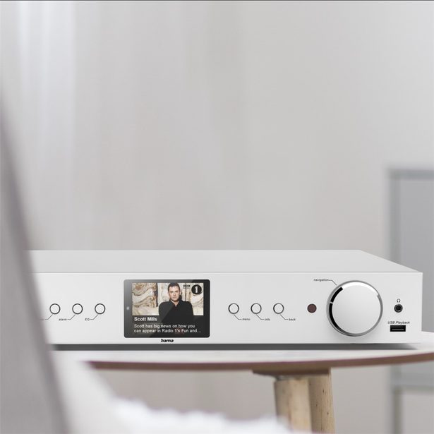 Hama digitální a internetové rádio DIT2105SBTX, Hi-Fi tuner, DAB+/FM/BT RX-TX, App