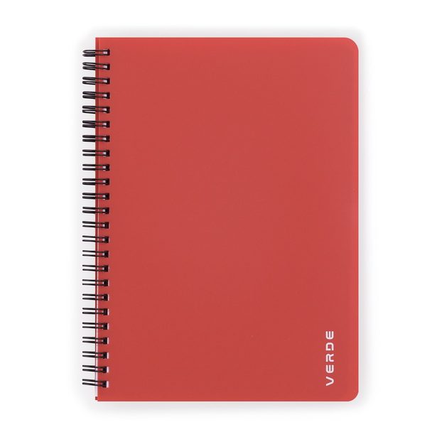 Twin wire blok A5 PP VERDE cihlová