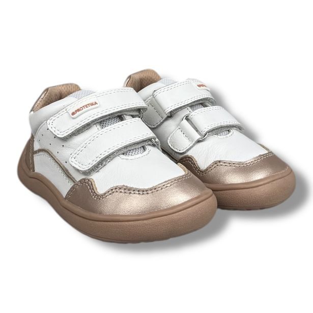 Dětská BAREFOOT celoroční obuv Protetika bílé