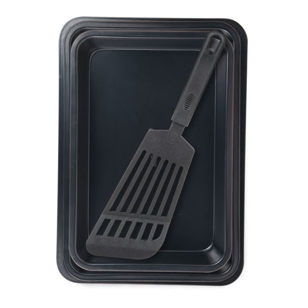 BERGNER Pekáč s nepřilnavým povrchem a naběračkou MAROON sada 3 ks BG-37248-RD