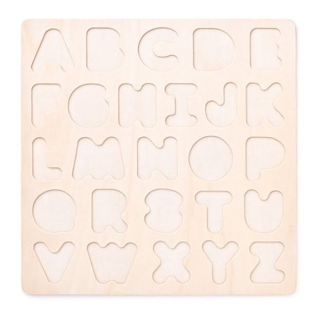 Puzzle ABC- písmena na desce