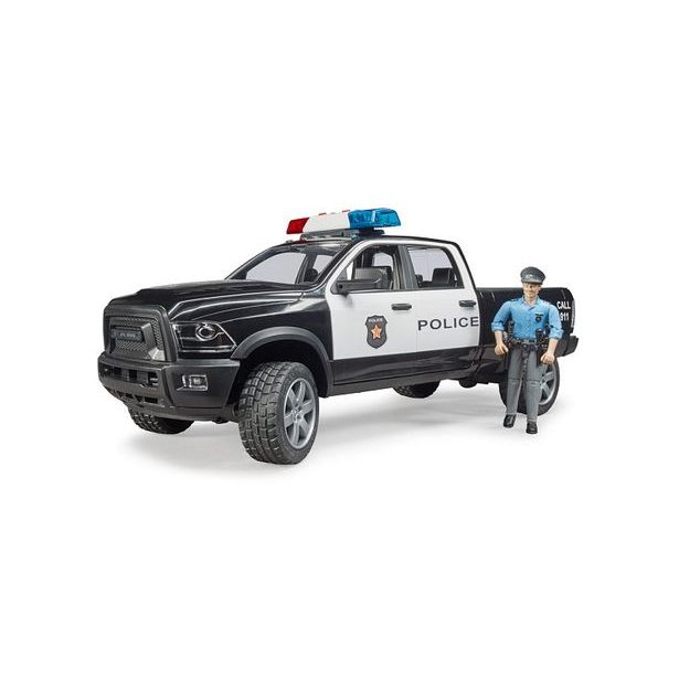 Konstrukční vozy - policejní pick-up RAM2500 s policistou