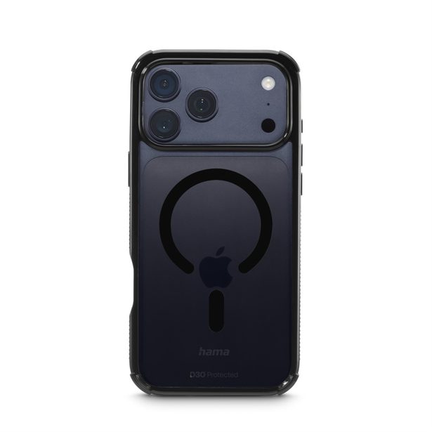 Hama Extreme Protect, kryt pro Apple iPhone 17 Pro Max, magnetický, D3O®, černý - vyrobený v Německu
