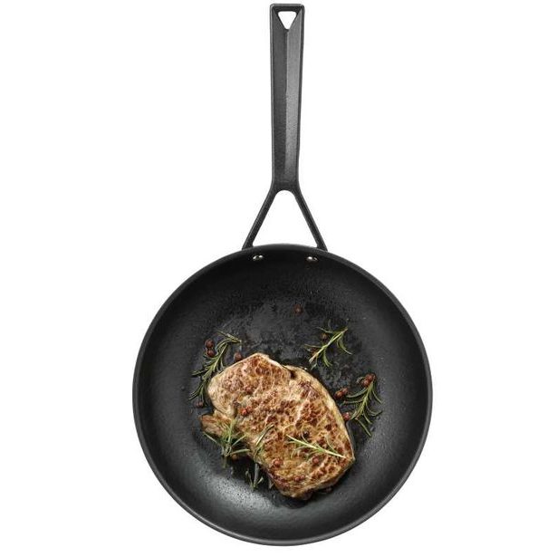 KELA Pánev železná Ruvido černá 28cm KL-12602