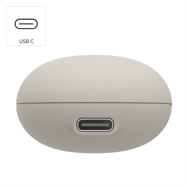 Hama Bluetooth sluchátka Spirit Calm, špunty, ergonomické na spaní, bílá/šedá