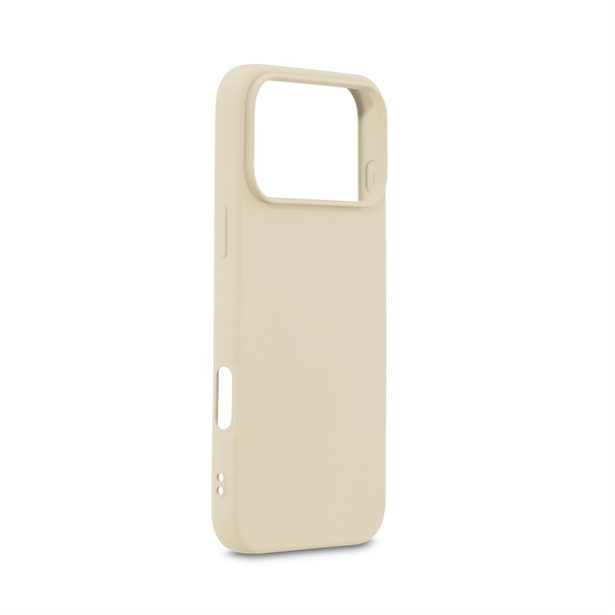 Hama Fantastic Feel, kryt pro Apple iPhone 17 Pro Max, hebký povrch, béžový