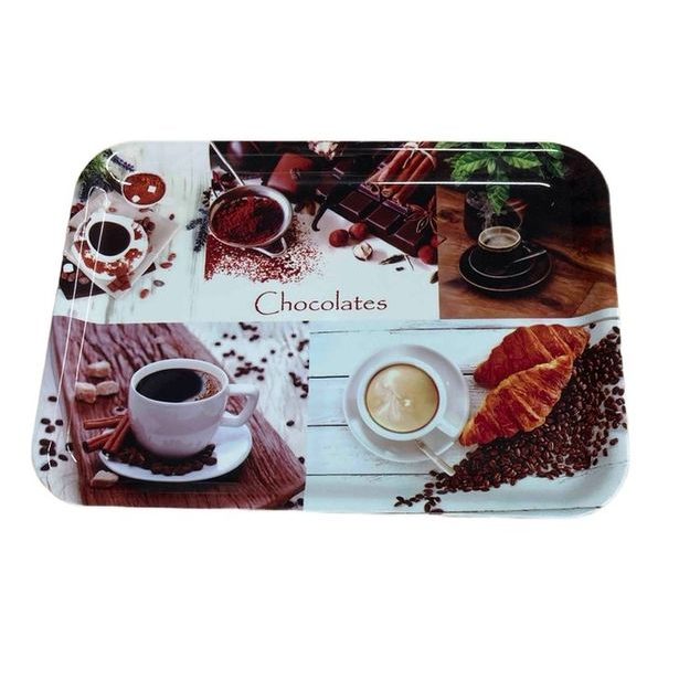 podnos 32x23cm, CHOCOLATES, DEKORATIVNÍ, melamin