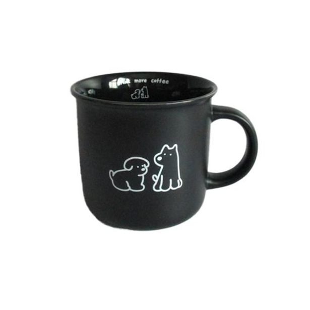 TORO HRNEK PEJSEK, KERAMIKA 380 ML ČERNÁ_hamashop