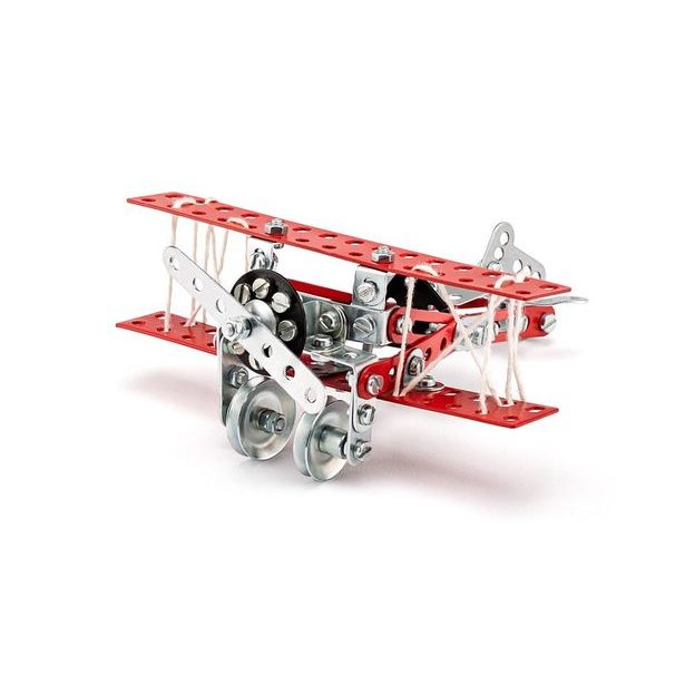 MERKUR - Stavebnice Merkur 051 - dvouplošník, 148 dílů