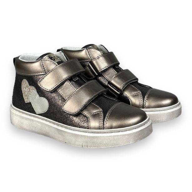 Dívčí kožená obuv Ciciban - Bronzové