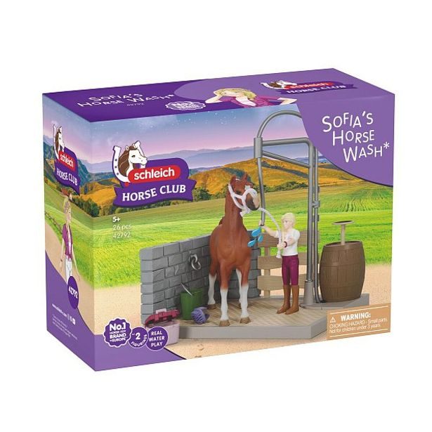 SCHLEICH Sofiin mycí box pro koně