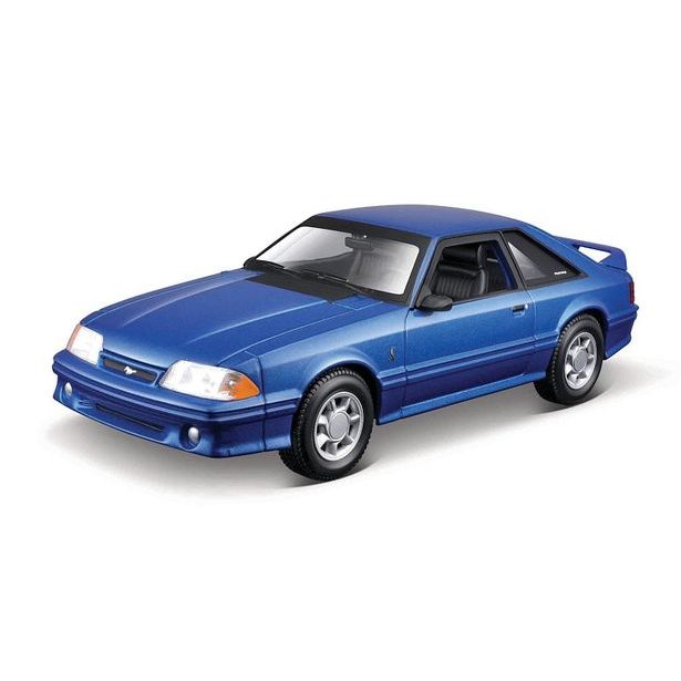 Maisto Maisto - 1993 Ford Mustang SVT Cobra, metal modrá, assembly line, 1:24