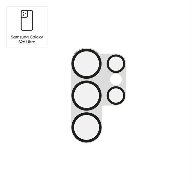 Hama Cam Protect, ochranné sklo fotoaparátu pro Samsung Galaxy S26 Ultra, průhledné