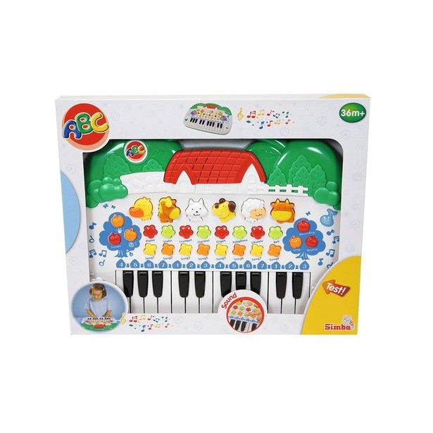 Piáno se zvířátky