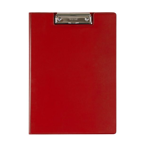 Dvojdeska A4 plast červená