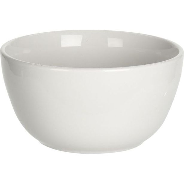 miska ml, d15,5x8cm, bílá, porcelán