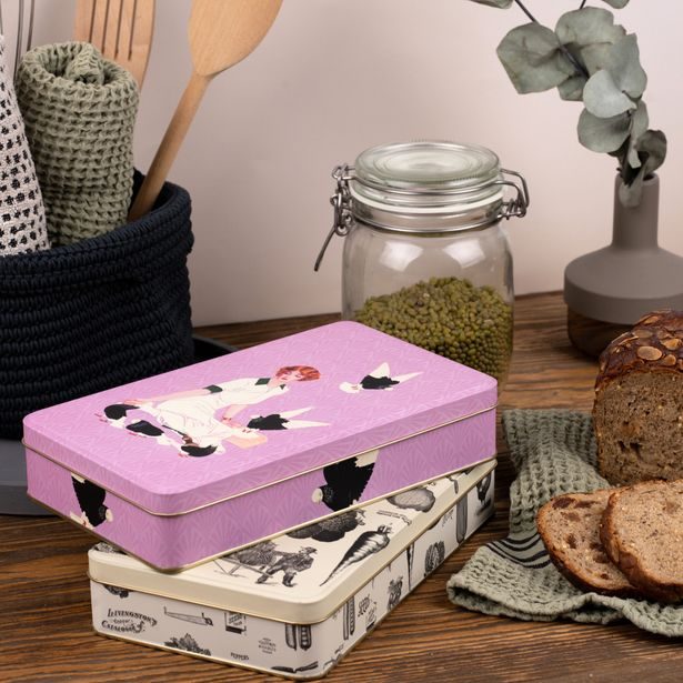 Plechová dóza Holoubci - Kateřina Winterová collection Baagl