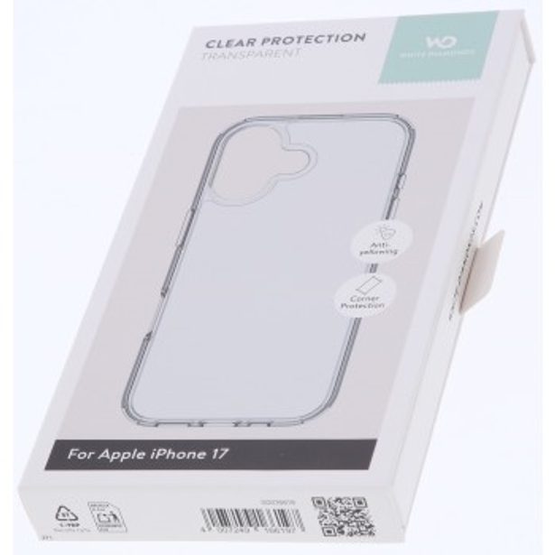 White Diamonds Clear Protection Case, kryt pro Apple iPhone 17, průhledný