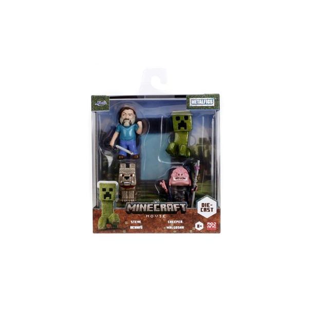 Minecraft Movie figurky 2,5" sada 4ks