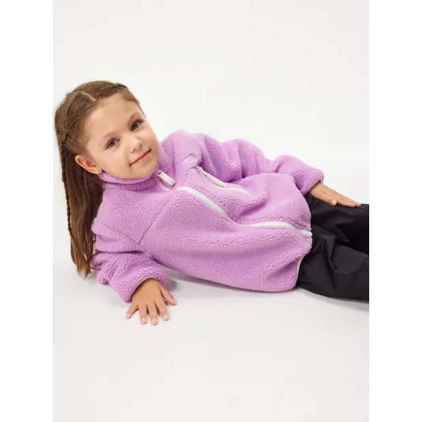 Dětská fleecová bunda Teddy, Lila
