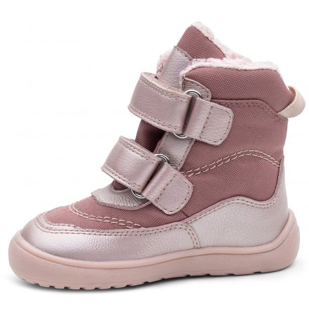 Barefoot zimní boty Protetika s membránou - Světle růžové