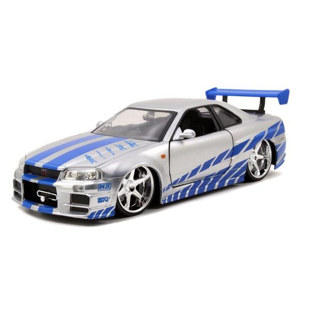 Rychle a zběsile auto 2002 Nissan Skyline 1:24