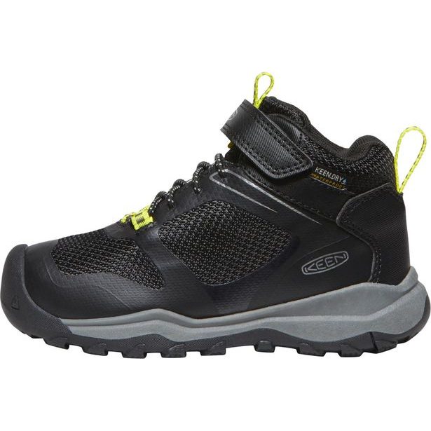 Boty KEEN WANDURO MID WP CHILDREN black/silver