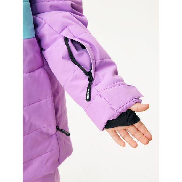 Unuo Dětská zimní bunda Ski, Lila