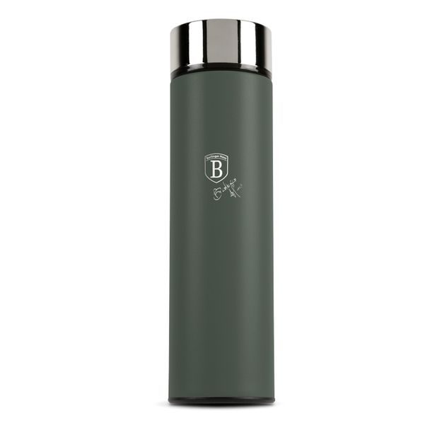 BERLINGERHAUS Chytrá termoska s ukazatelem teploty 0,5 l Matte Green Collection BH-9679