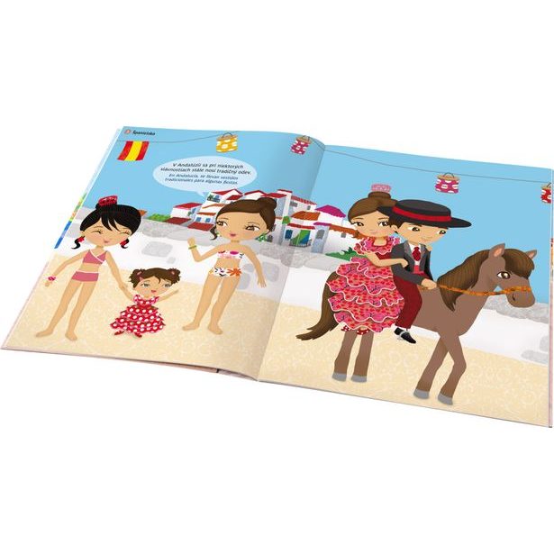 Šaty z celého sveta – Kniha samolepiek