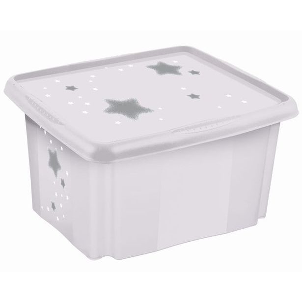 box 45,0 l kosm.bílý, 55,5x40x30cm, plast