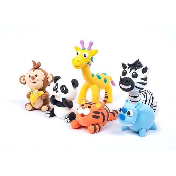 MODELO Samotvrdnoucí hmota divoká zvířata