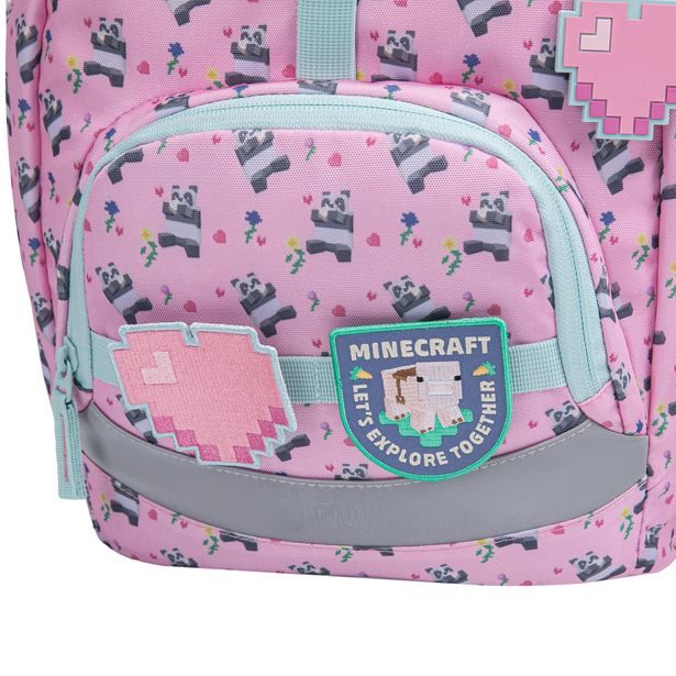 BAAGL SET 3 Airy Minecraft Panda: batoh, penál, sáček