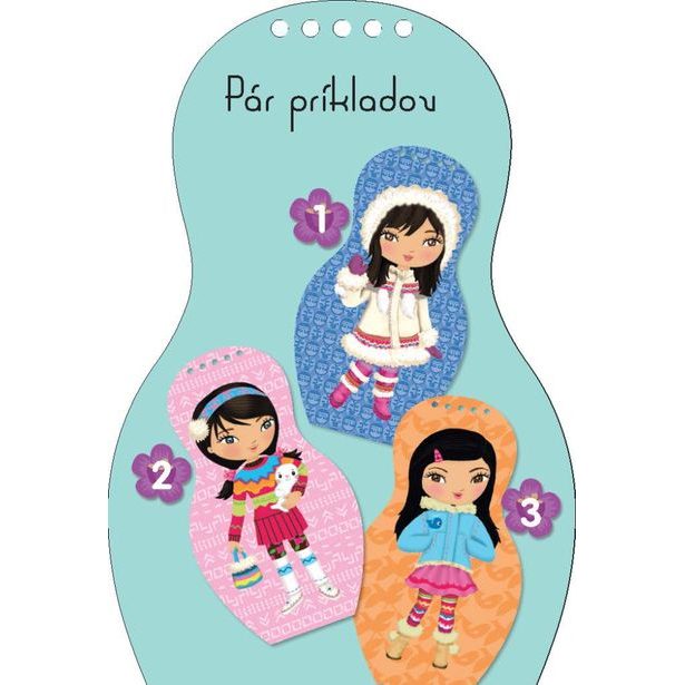 Obliekame eskimácke bábiky ANOUK – Maľovanky Baagl