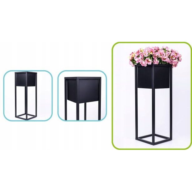 HOMESTYLING Vysoký květináč s držákem 21 x 60 cm KO-NB1850010