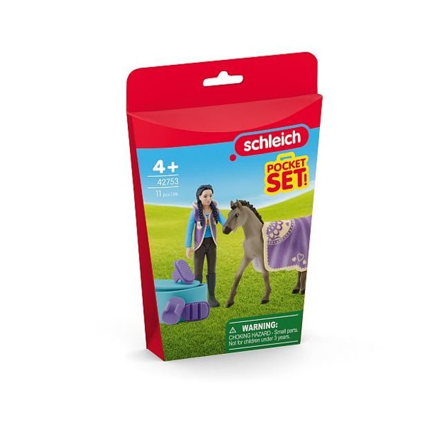 SCHLEICH Zkrášlovací sada pro koně Criollo Definitivo s Kim