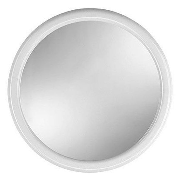 zrcadlo d40cm KUBA, bílé