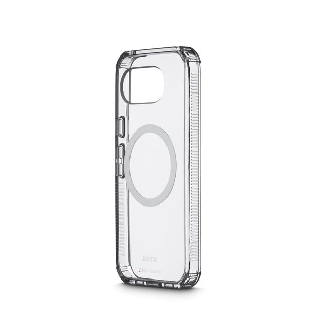 Hama Extreme Protect, kryt pro Google Pixel 10a, magnetický, D3O®, nežloutne, průhledný