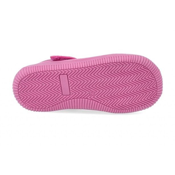 Dětská BAREFOOT domácí obuv/letní plátěnky Protetika - Kirby Fuxia