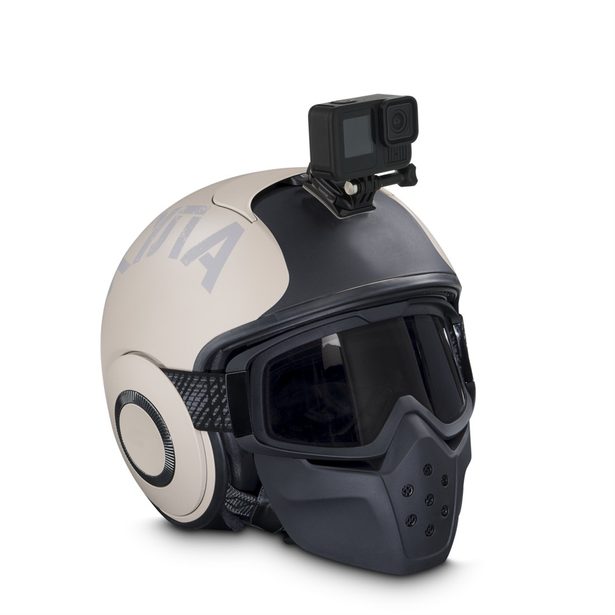 Hama držák na přilbu pro akční kamery, GoPro kompatibilní, čelní