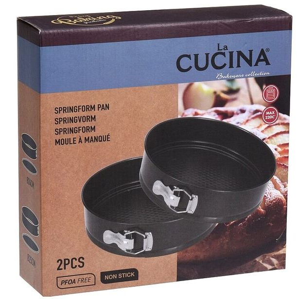 EXCELLENT HOUSEWARE Forma na dort sada 2 ks s nepřilnavým povrchem KO-170112160