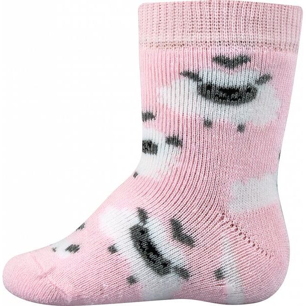 Kojenecké froté ponožky Dona ABS - mix holka