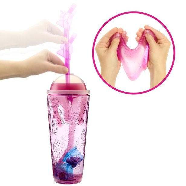 BRB POP REVEAL BARBIE ŠŤAVNATÉ OVOCE - JAHODOVÁ LIMONÁDA