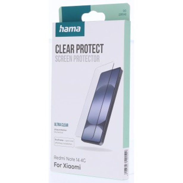 Hama Clear Protect, ochranné sklo na displej pro Xiaomi Redmi Note 14 4G