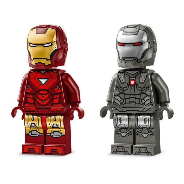 Iron Man a War Machine vs. Hammerovy Drony