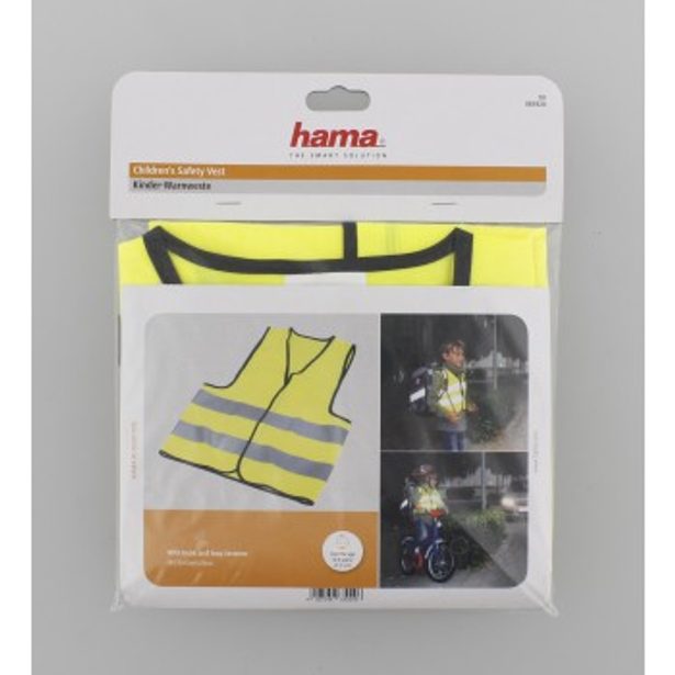 Hama automotive dětská bezpečnostní vesta, neonově žlutá